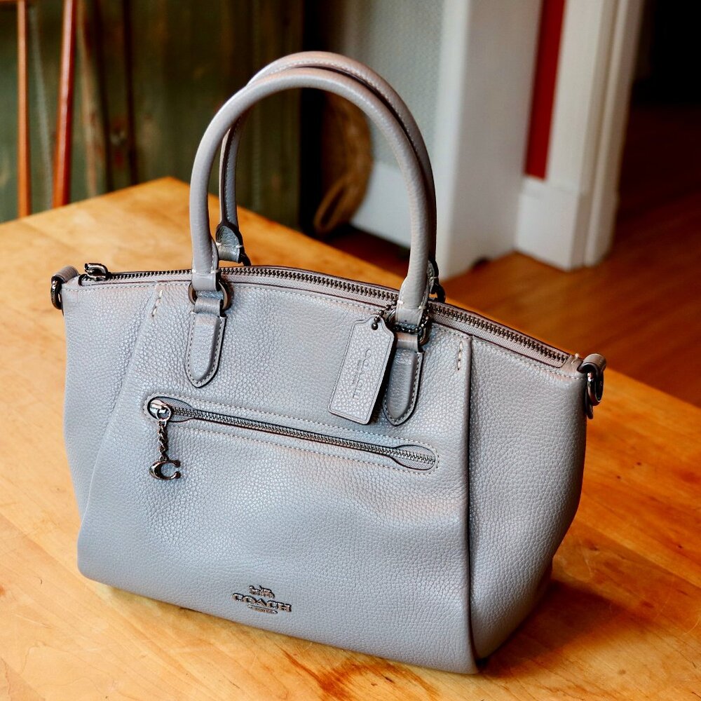 Coach Elise Grey Sachel EUC